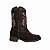 Bota texana infantil feminino Boi marrom/rosa ref 506 - Imagem 1