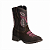 Bota texana infantil feminino Boi marrom/rosa ref 506 - Imagem 2