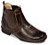 Botina Elastico Couro Café Ref 118 - Imagem 1