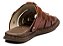 Sandália Masculina marrom Confort Em Couro Ref-1001 - Imagem 2