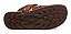 Sandália Masculina marrom Confort Em Couro Ref-1001 - Imagem 5