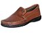 Sapatilha MocassimMasculino em couro Casual Confort Pinhão Ref 400 - Imagem 2