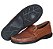Sapatilha MocassimMasculino em couro Casual Confort Pinhão Ref 400 - Imagem 3