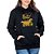 Blusa Moletom Feminino Veterinária Preto Com Bolso MedVet Country - Imagem 3