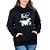 Blusa Moletom Feminino Veterinária Preto Com Bolso MedVet Country - Imagem 1