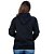 Blusa Moletom Feminino Batimentos Coração Cavalo Preto Com bolso - Imagem 2