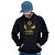Blusa moletom Masculino Country Preto Com Capuz e Bolso Canguru Agro Agronomia - Imagem 2