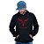 Blusa Moletom Masculino Country Preto Com capuz e Bolso Canguru Boi Tatanka - Imagem 2