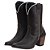 Bota Texana Montaria Feminina Com Salto Ziper fossil Brown Ref 765 - Imagem 2