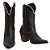 Bota Texana Montaria Feminina Com Salto Ziper fossil Brown Ref 765 - Imagem 5