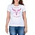 Camiseta Feminina Country Manga curta Branca Chifre Boi Tatanka Road Trip Cowgirl - Imagem 1