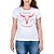 Camiseta Feminina Country Manga curta Branca Chifre Boi Tatanka Road Trip Cowgirl - Imagem 2