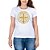 Camiseta Feminina Country Manga curta Branca Medalha de São Bento - Imagem 2