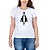 Camiseta Feminina Country Nossa Senhora Aparecida Manga curta Branca - Imagem 1