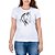 Camiseta Feminina Country Estampa Cavalo Manga curta Branca - Imagem 1