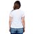 Camiseta Feminina Country Amor por Cavalos Mulas Batimentos Coração Manga curta Branca - Imagem 3