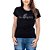 Camiseta Feminina Country Amor por Cavalos Corrida Manga curta Preta - Imagem 1