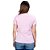 Camiseta Feminina Cor Rosa Estampas Variadas - Imagem 2
