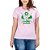 Camiseta Feminina Country Agronomia Manga curta rosa Agro - Imagem 1