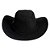 Kit Bota Texana Masculina Couro Cobra preto + Chapeu Americano Preto Ref 802 - Imagem 5
