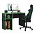 Mesa de computador Gamer - preto verde - Imagem 4