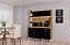 Armário de cozinha preto 140cm - Duda - Imagem 1
