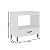 Balcão para cooktop Branco - Catar - Imagem 1