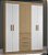 Guarda Roupa Solteiro 7 Portas ref 5137- Atacama off white - Imagem 1