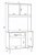 kit Cozinha Compacta 4 Portas 1 Gaveta 4306-  Atacama off white - Imagem 3