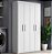 Armário Multiuso Melbourne Com 4 Portas - Branco - Imagem 1