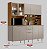 Cozinha Compacta Amora 10 Portas e 2 Gavetas- Amendoa nude - Imagem 2