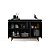 BUFFET 3 PORTAS FLOW PRETO - Imagem 2