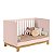 BERÇO MINI CAMA Q ENCANTO SLIM AMERICANO ROSA ACETINADO - Imagem 2
