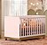 BERÇO MINI CAMA Q ENCANTO SLIM AMERICANO ROSA ACETINADO - Imagem 1