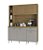 KIT DUDA 2PTS CORRER 1GAV 1,40 DAMASCO RIPADO/ OFF WHITE - Imagem 1