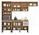 Cozinha Modulada Compacta FIRENZE - AMENDOA NUDE com 04 peças - Imagem 2