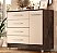 Cômoda 4 gavetas 1 porta - LAURA CHOCOLATE/OFF WHITE - Imagem 1