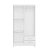 Guarda Roupa MADRI Rud Rack 04 portas BRANCO - Imagem 2