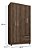 Guarda Roupa MADRI Rud Rack 04 portas YPE - Imagem 3