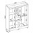 Guarda Roupa LORD CAPELINHA BRANCO/ROSA Flex - Imagem 4