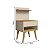 Mesa de Cabeceira KOSOVO CINAMOMO/OFF WHITE - Imagem 3