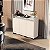 BUFFET REAL 03 PTS OFF WHITE/MARMORE BRANCO - Imagem 1