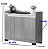 BUFFET REAL 03 PTS OFF WHITE/MARMORE BRANCO - Imagem 2