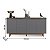 BUFFET 4 PORTAS FLOW CINZA - Imagem 4