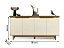 BUFFET 4 PORTAS FLOW OFF WHITE/FREIJO - Imagem 4