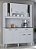 KIT COZINHA CORAL 8 portas BRANCO - Imagem 1