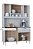 KIT COZINHA CORAL 8 portas BRANCO - Imagem 2