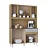 KIT COZINHA CORAL 8 portas DAMASCO RIPADO/OFF WHITE - Imagem 2