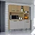 KIT COZINHA 6PTS BARBARA DAMASCO RIPADO/OFF WHITE - Imagem 1