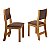 Conjunto de mesa HAVANA com 4 cadeiras SOL MEL/OFF WHITE - Imagem 2